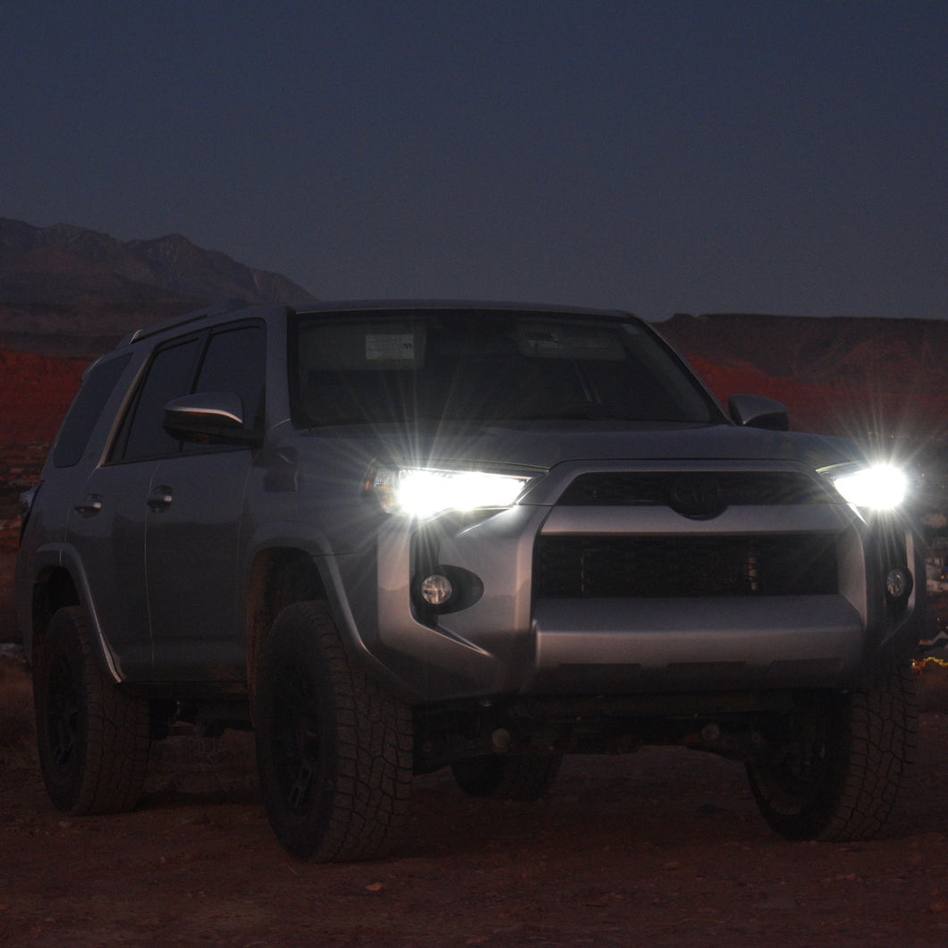 Toyota 4Runner LED High Beam Swap Set for Super White and Bright Look