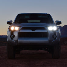 Load image into Gallery viewer, Toyota 4Runner LED HIgh Beam Set compared to stock halogen bulbs