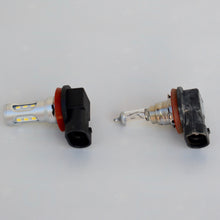 Load image into Gallery viewer, Toyota 4Runner LED fog Light bulb comparison to stock halogen bulb